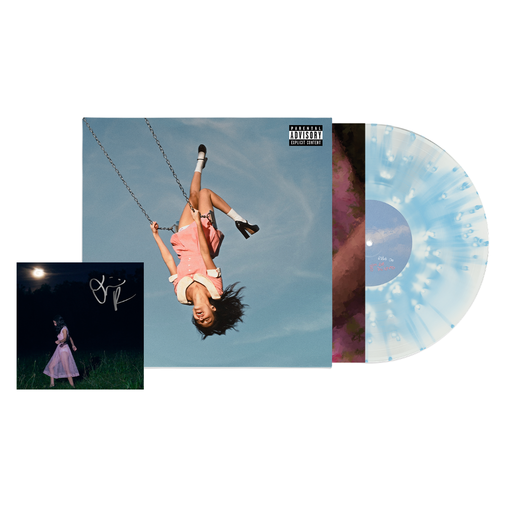 you seem pretty sad for a girl so in love - Vinilo 'static lover' pop-up blue + Tarjeta Firmada