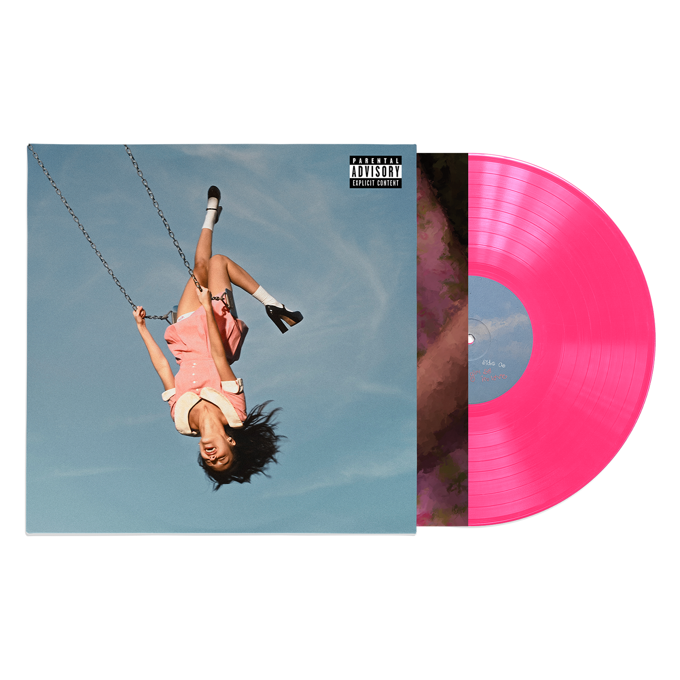you seem pretty sad for a girl so in love - Vinilo 'sticky sweet' hot pink