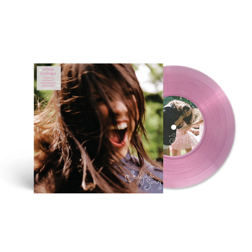 stupid song - vinilo 7" rosa translúcido 'hand on my heart'