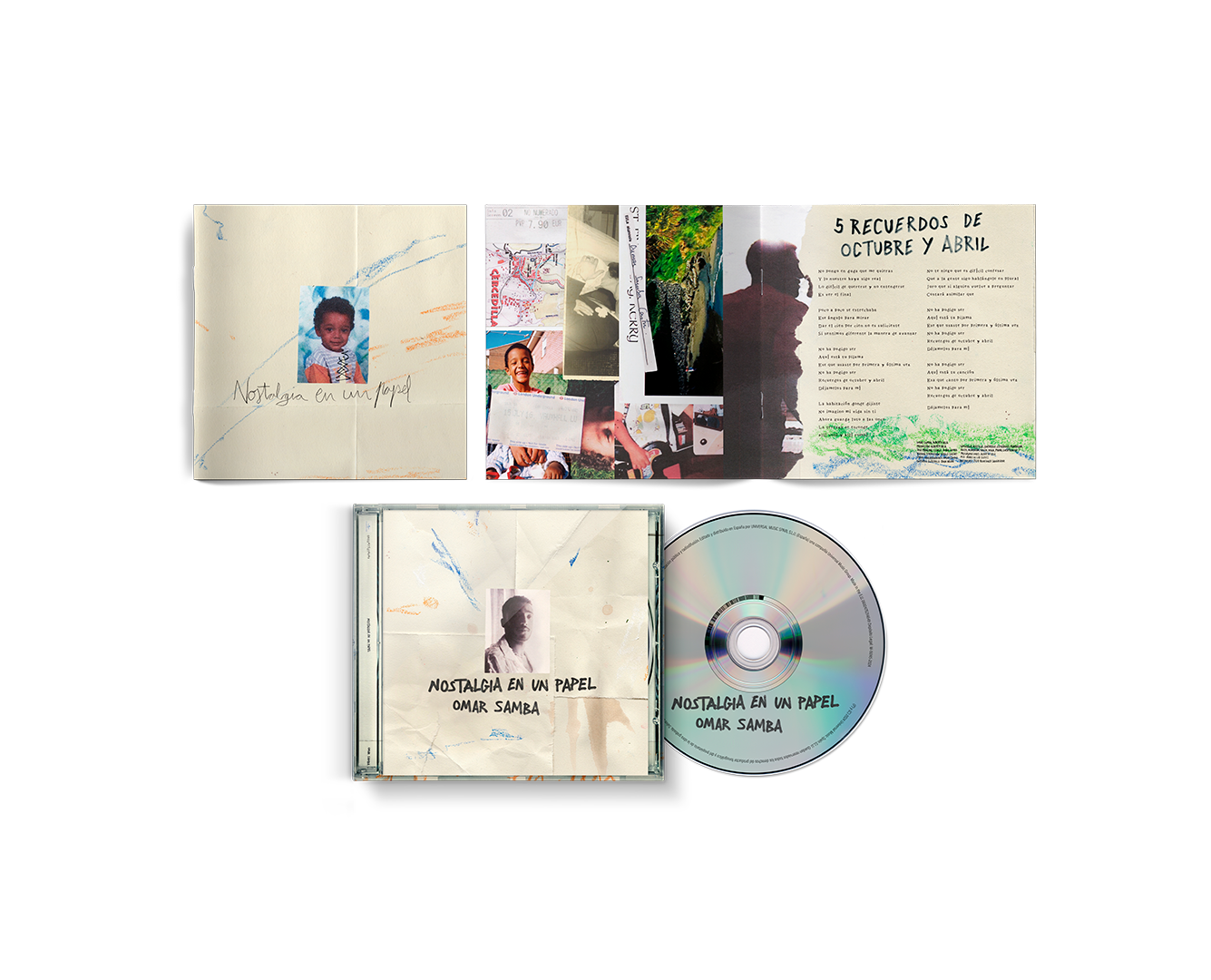 Nostalgia En Un Papel - CD (Edición Exclusiva Firmada)