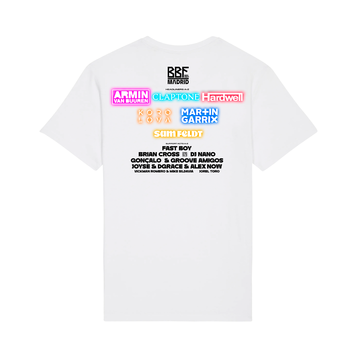 Camiseta Lineup Blanca BBF Madrid