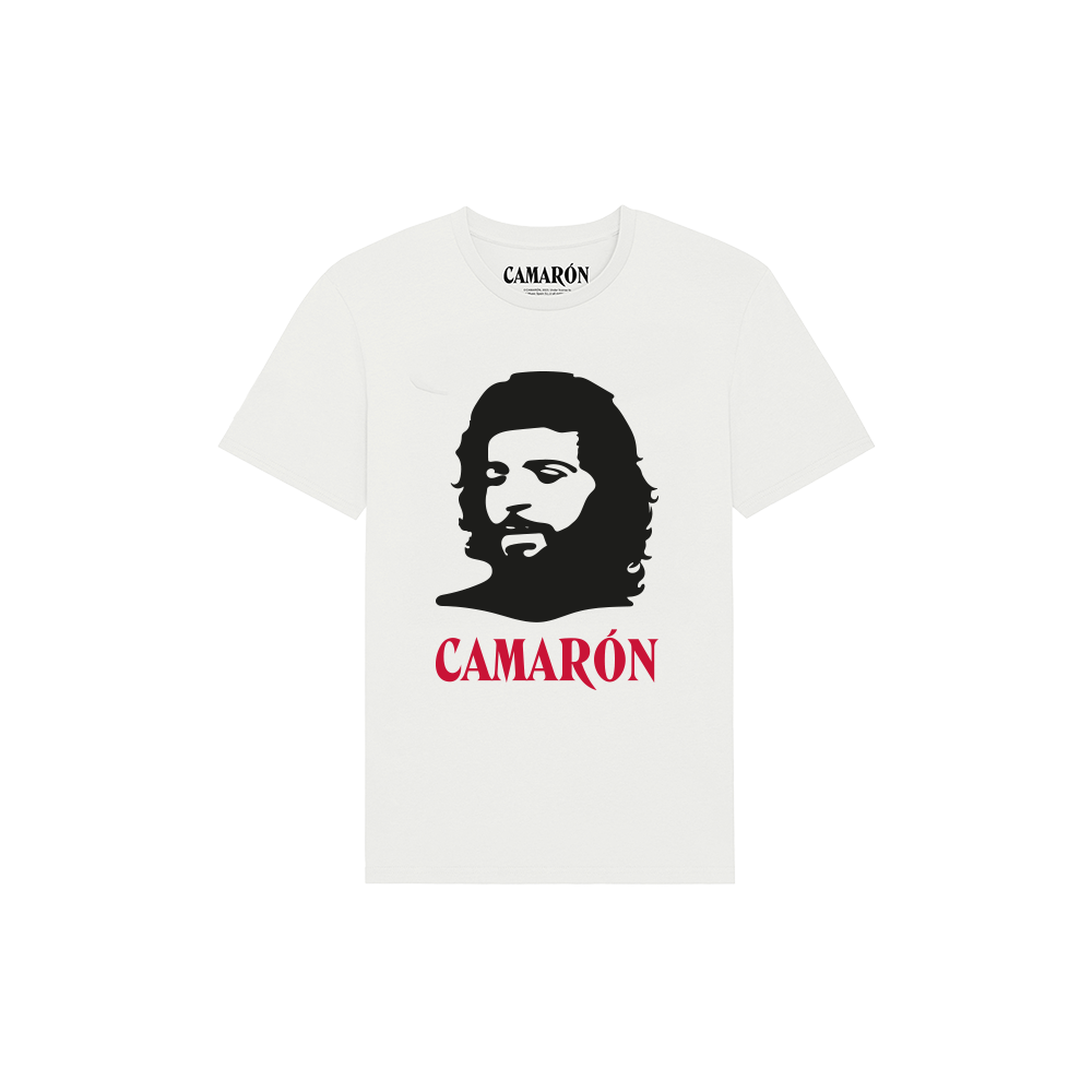 Camiseta Blanca Silueta Camarón