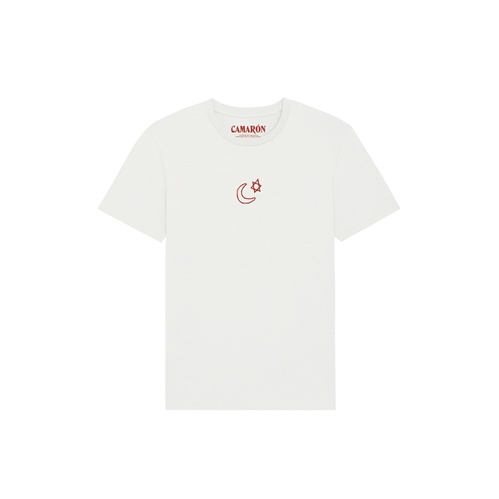 Camiseta Blanca Icon Camarón Rojo