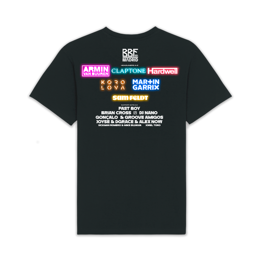 Camiseta Lineup Negra BBF Madrid