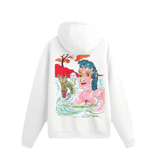 Sudadera Blanca Blue Denom