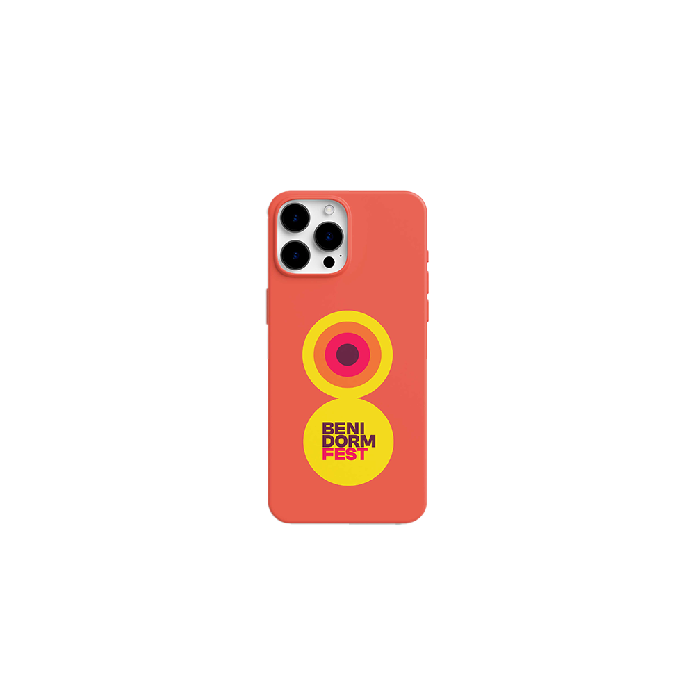 Funda Móvil Roja Logo Benidorm Fest