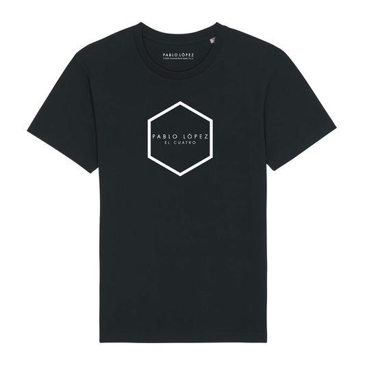 Camiseta negra "El Cuatro"