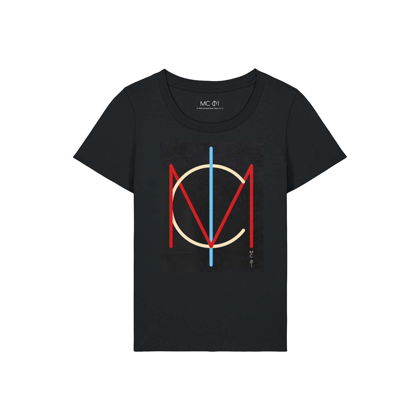 Camiseta Negra MC Mujer Pueblo Salvaje I