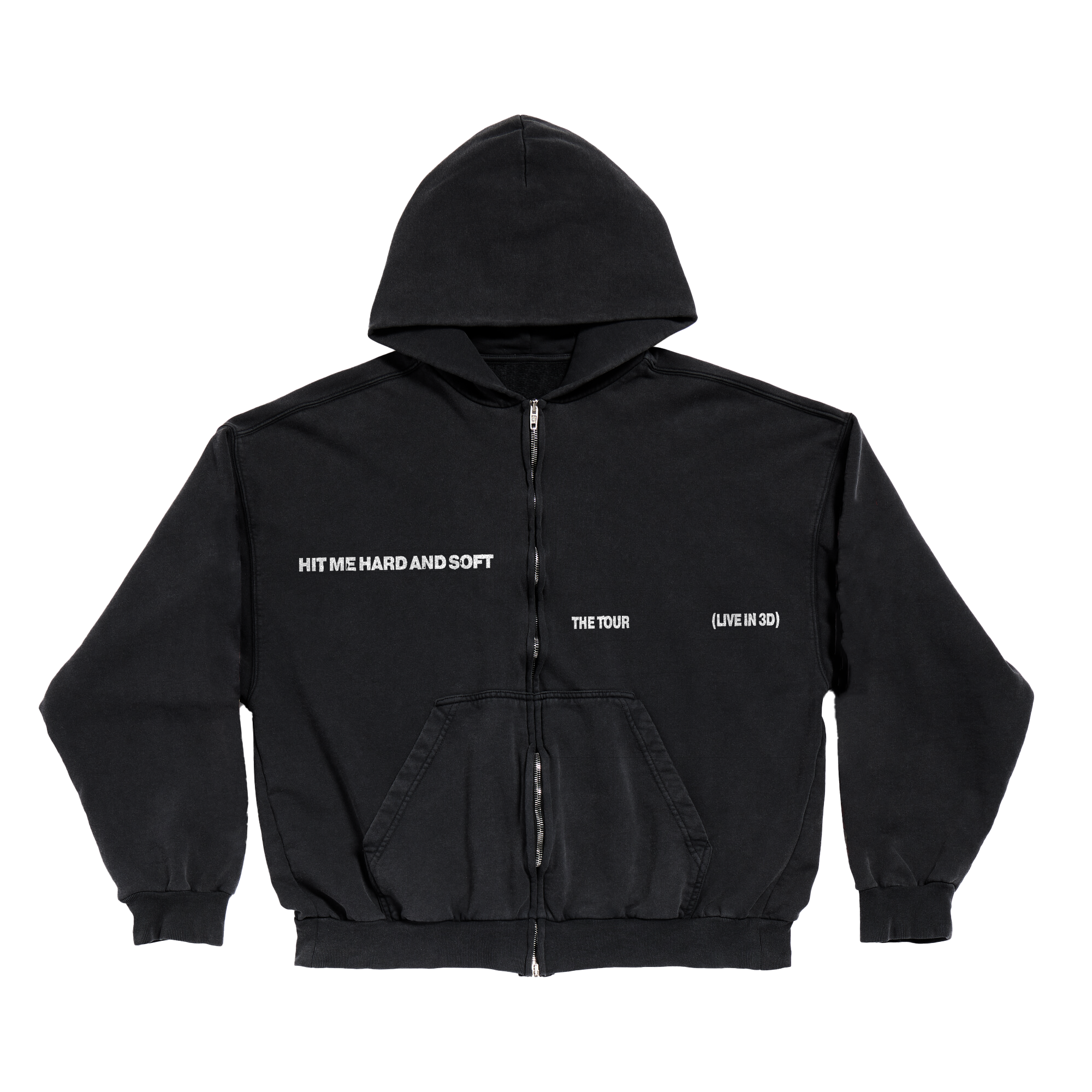 LIVE IN 3D AIRBRUSH ZIP UP