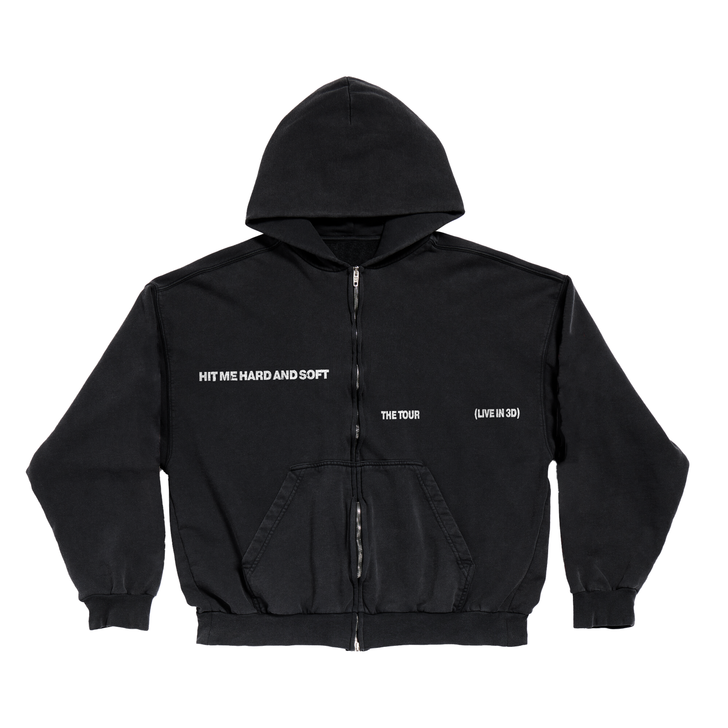 LIVE IN 3D AIRBRUSH ZIP UP