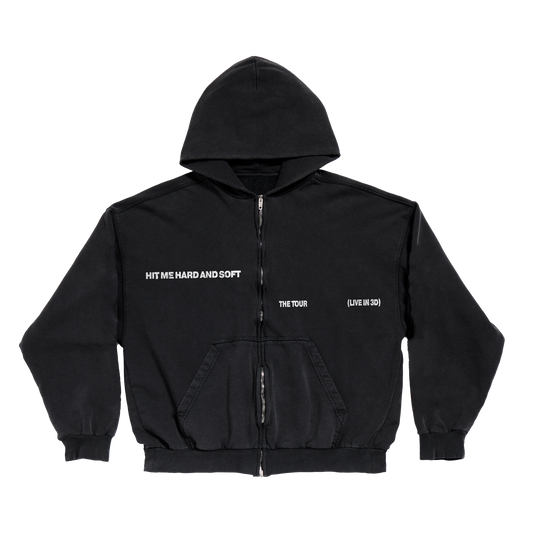 LIVE IN 3D AIRBRUSH ZIP UP