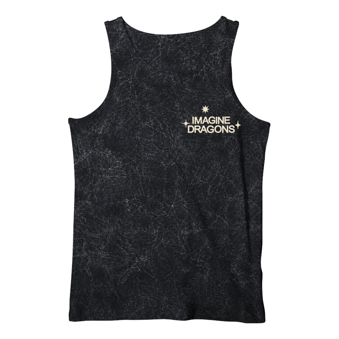 Camiseta Rainbow Laser Skull Mineral Dye