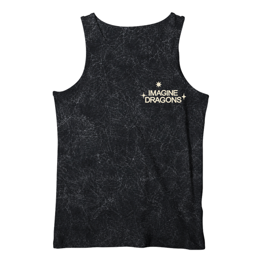 Camiseta Rainbow Laser Skull Mineral Dye