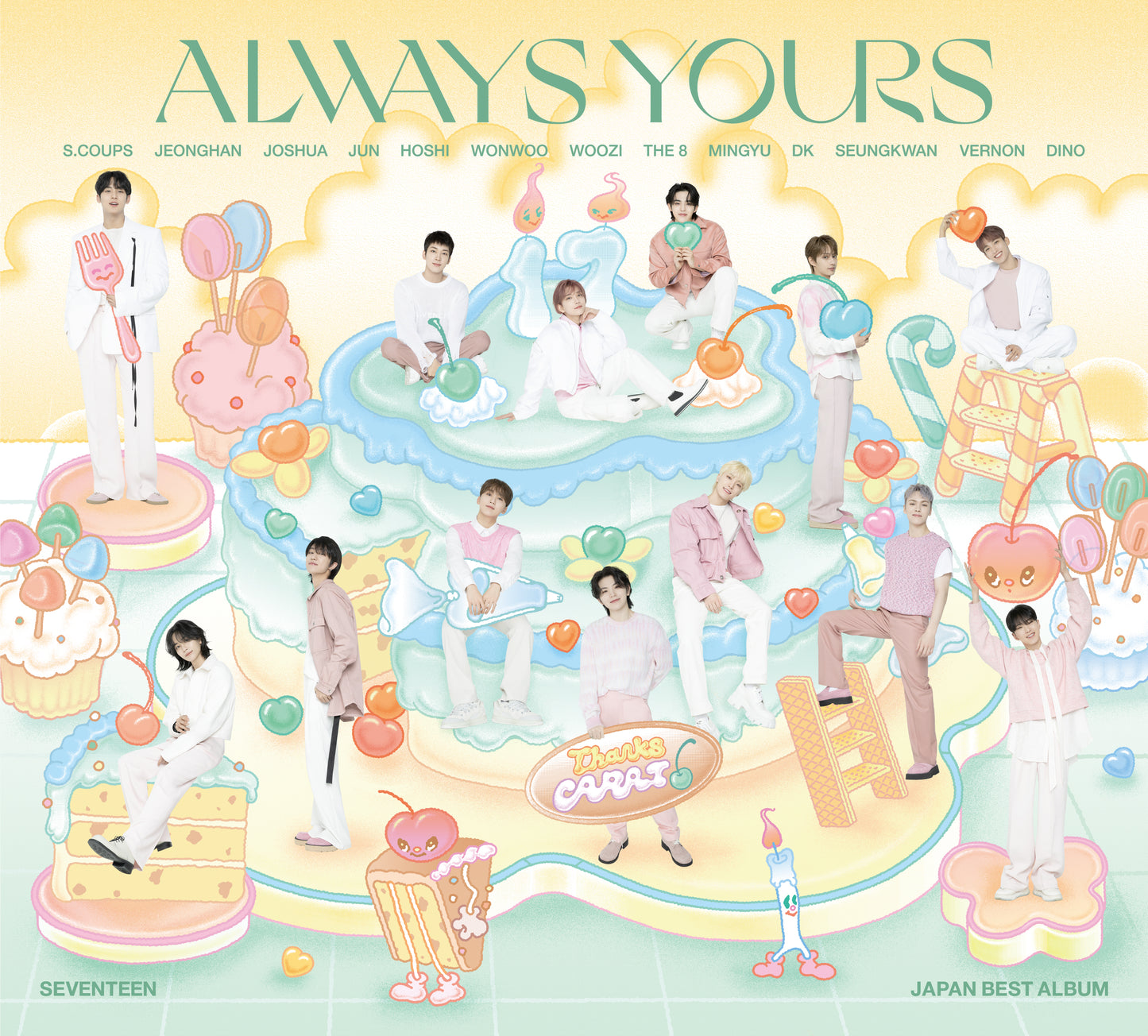 SEVENTEEN JAPAN BEST ALBUM [ALWAYS YOURS]  Edición C - CD (2CD Edición Limitada)
