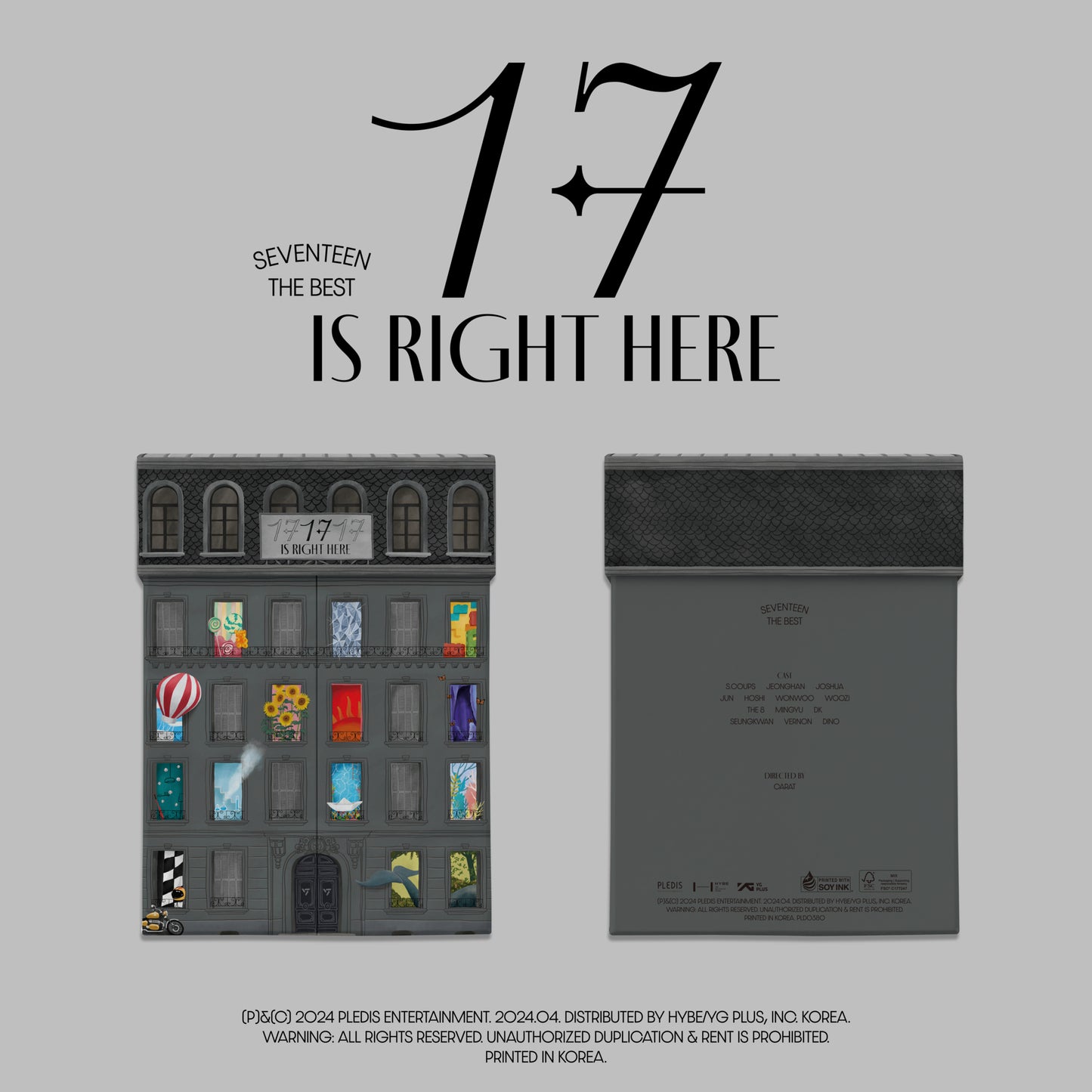 SEVENTEEN BEST ALBUM '17 IS RIGHT HERE' (HERE Ver.) - CD (2CD)