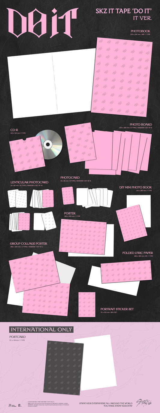 SKZ IT TAPE 'DO IT' (IT VER.)  / CD