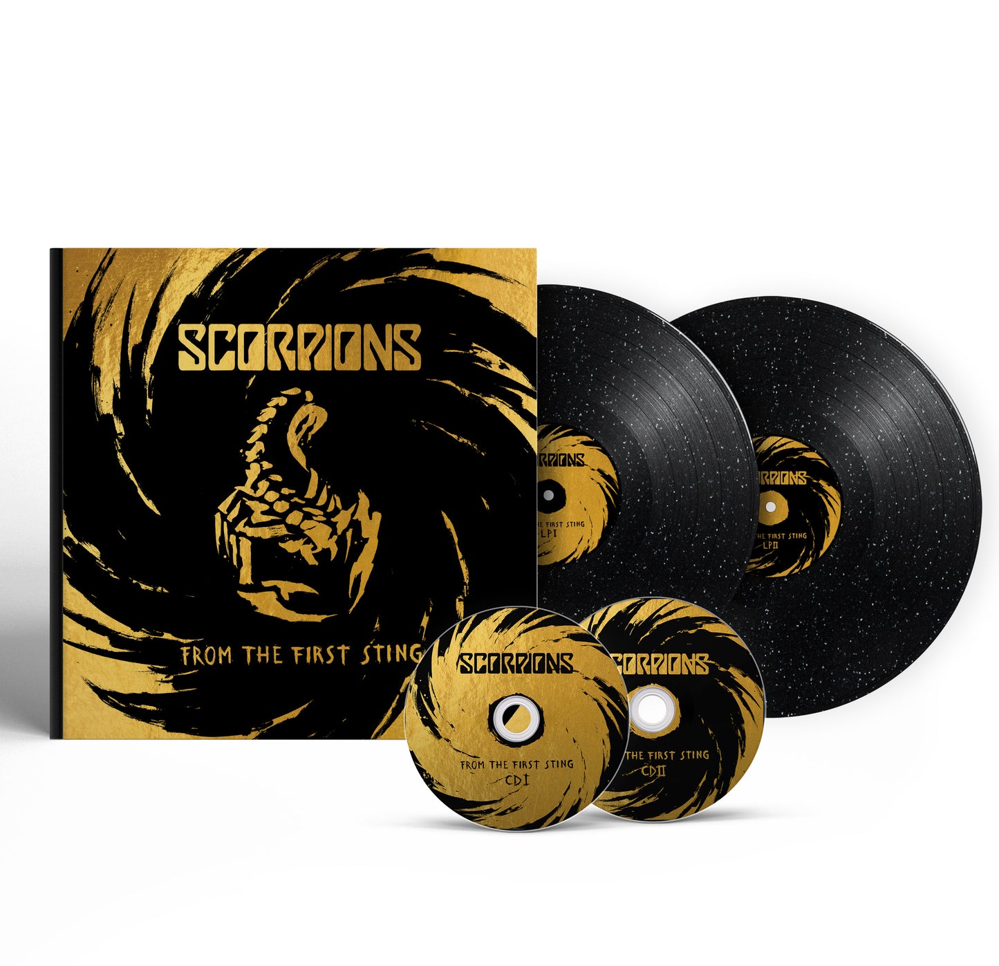 From The First Sting - Bookpack (Color Vinilos negros con motas plateadas 2CD + 2LP)