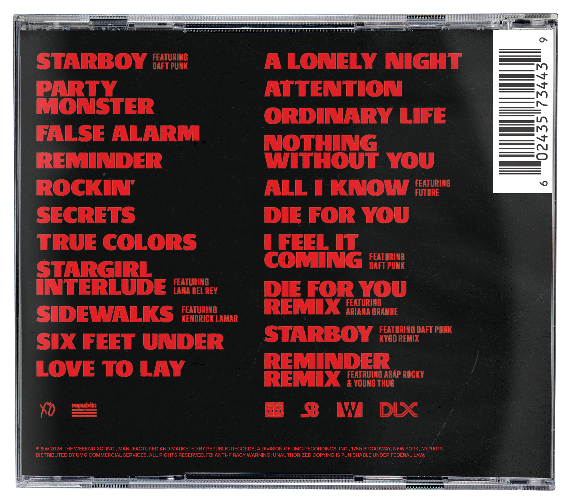 The Weeknd - Starboy Deluxe - CD –