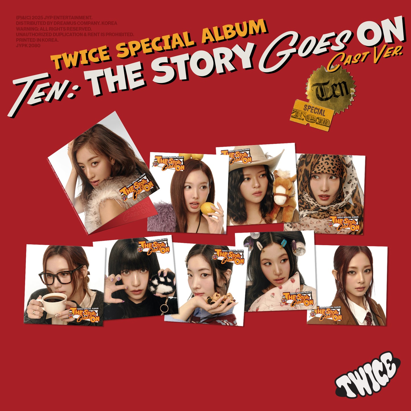 TEN: The Story Goes On (Cast Ver.) - CD