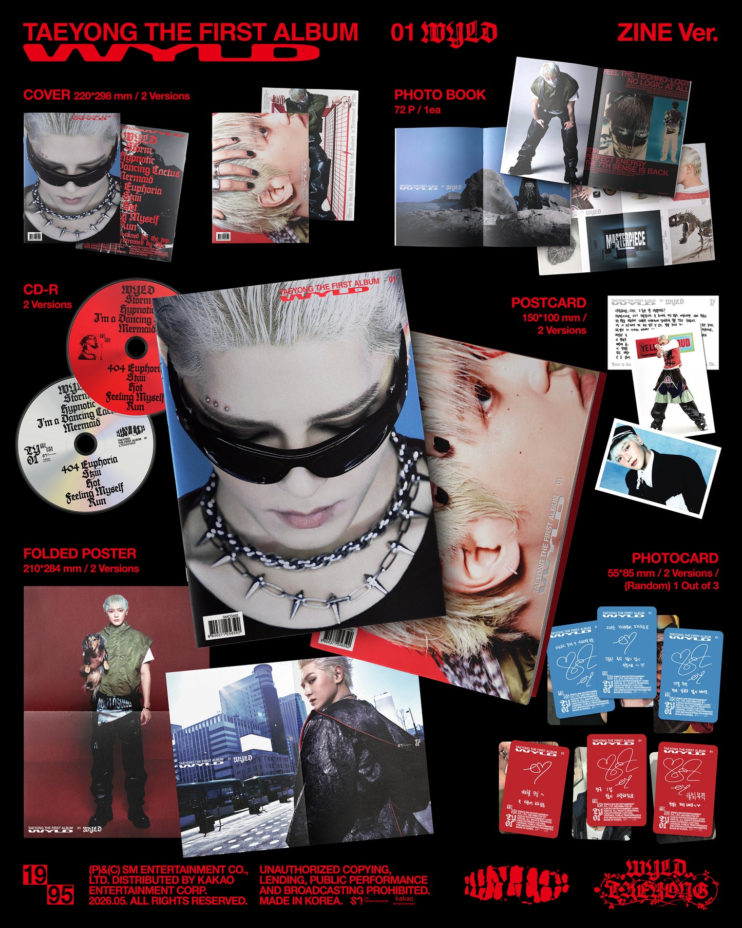 WYLD - The 1st Album (Zine Ver.) - CD
