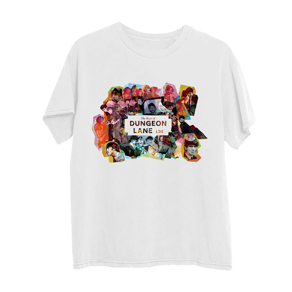 Camiseta Blanca The Boys of Dungeon Lane Collage