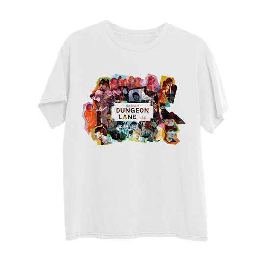 Camiseta Blanca The Boys of Dungeon Lane Collage
