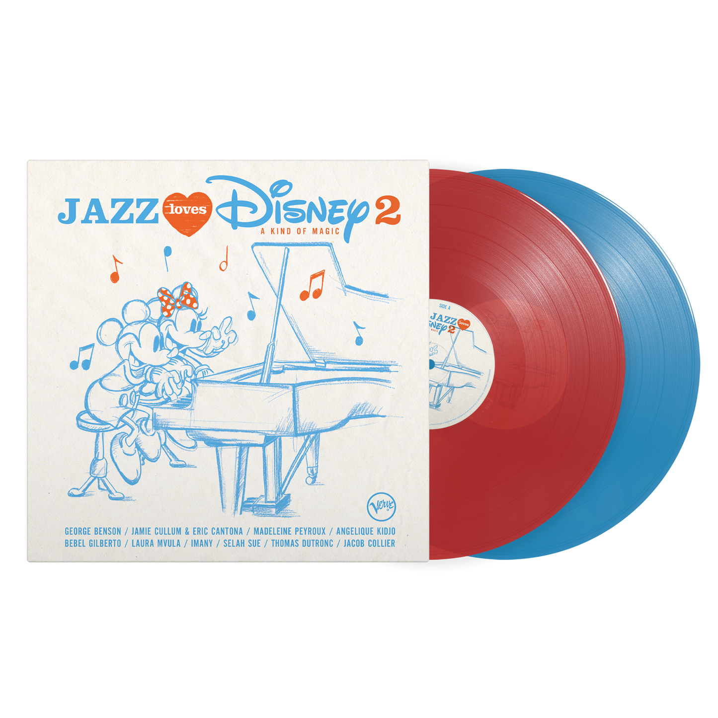 Jazz Loves Disney 2 – A Kind Of Magic - Vinilo (Edición Limitada Color Rojo y Azul Transparente 2LP)