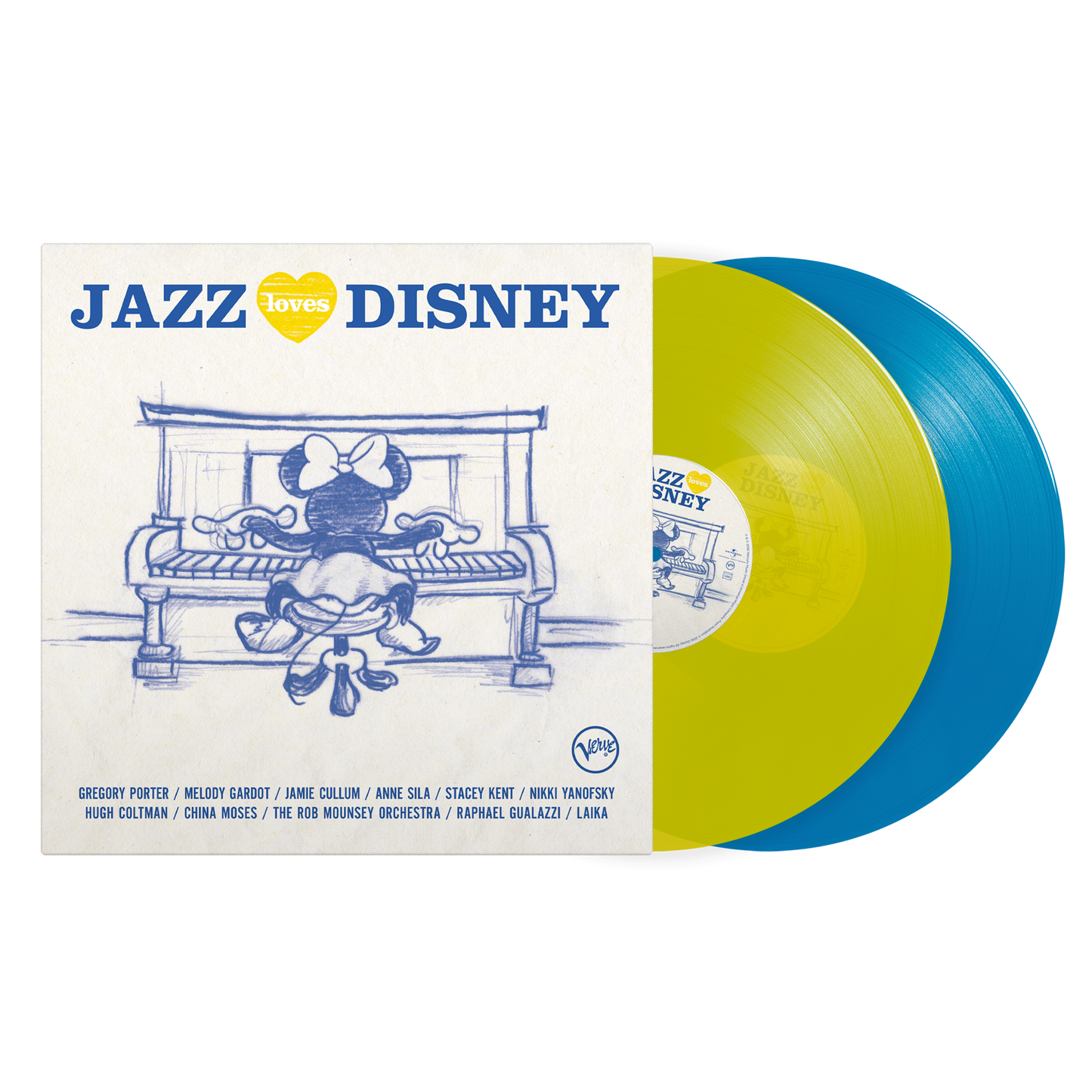 Jazz Loves Disney - Vinilo (Edición Limitada Color Amarillo y Azul Transparente 2LP)