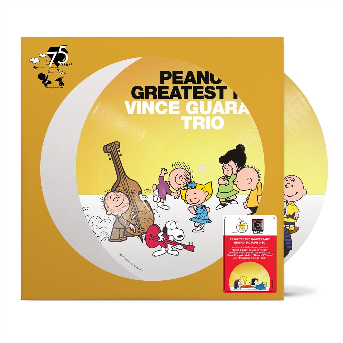 Peanuts Greatest Hits (75th Anniversary Edition) - Vinilo (Edición Limitada Picture Disc)