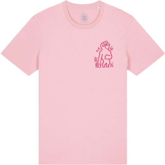Camiseta Rosa Puño