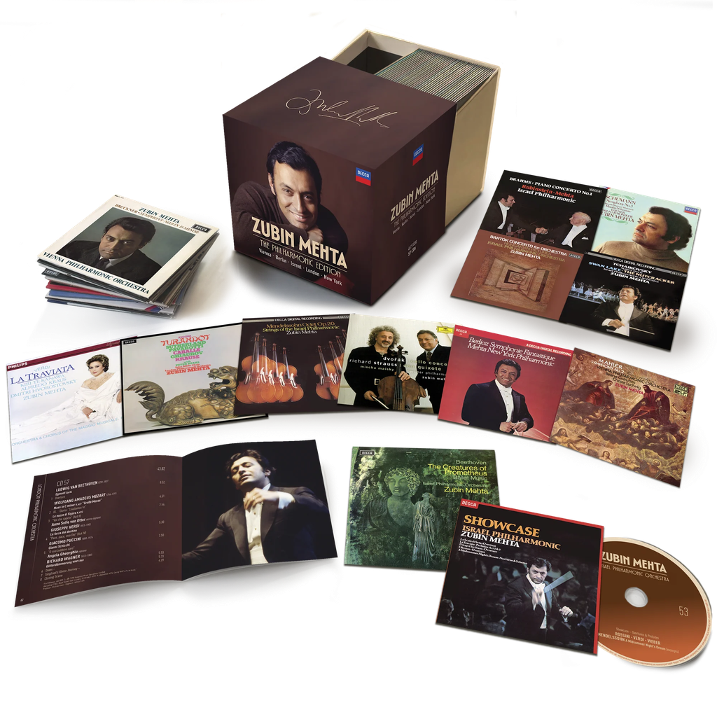 Zubin Mehta: The Philharmonic Edition - Vienna, Berlin, Israel, London, New York - CD (57 CD)