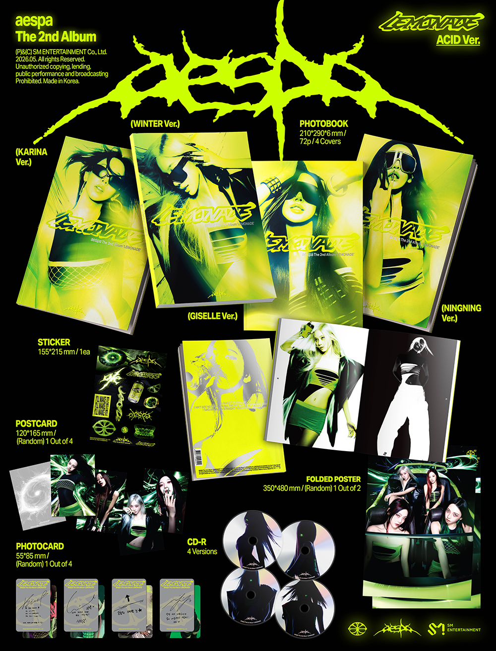 The 2nd Album 'LEMONADE' (ACID Ver.) - CD