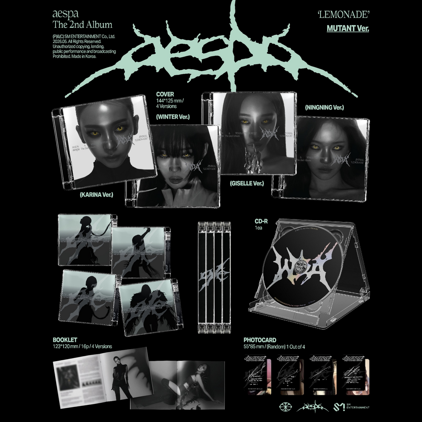 The 2nd Album 'LEMONADE' (MUTANT Ver.) - CD