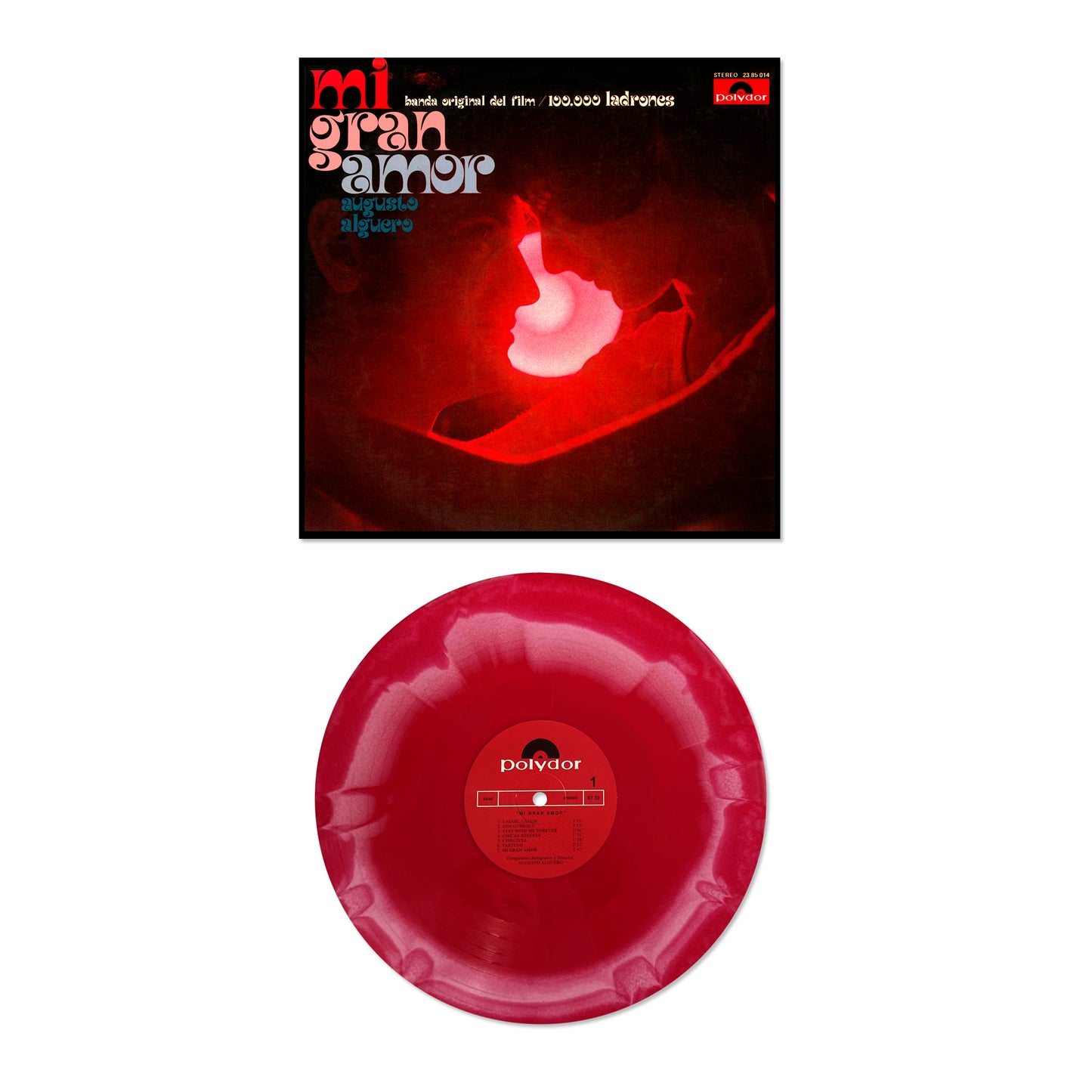 Mi Gran Amor B.S.O. - Vinilo (Color Rosa y Rojo Efecto A Side / B Side)
