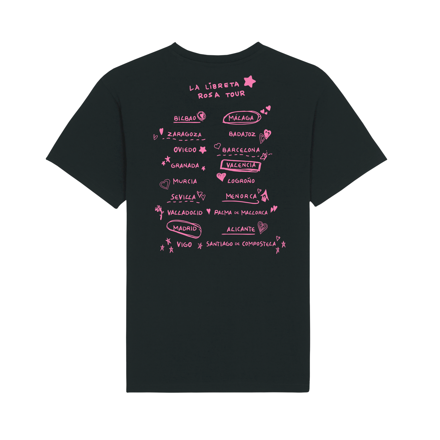 Camiseta Chiara "la libreta rosa tour" 2024