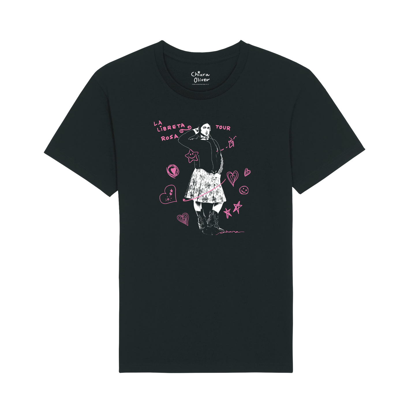 Camiseta Chiara "la libreta rosa tour" 2024