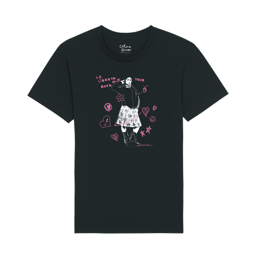 Camiseta Chiara "la libreta rosa tour" 2024