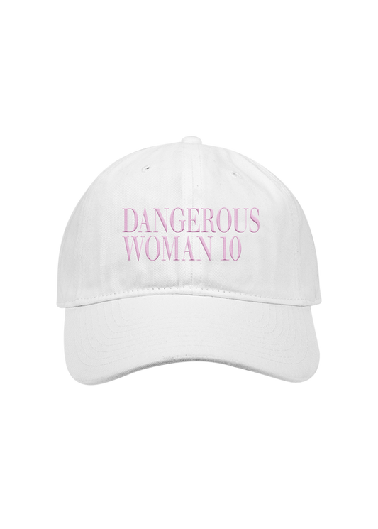 dangerous woman 10 hat (white)