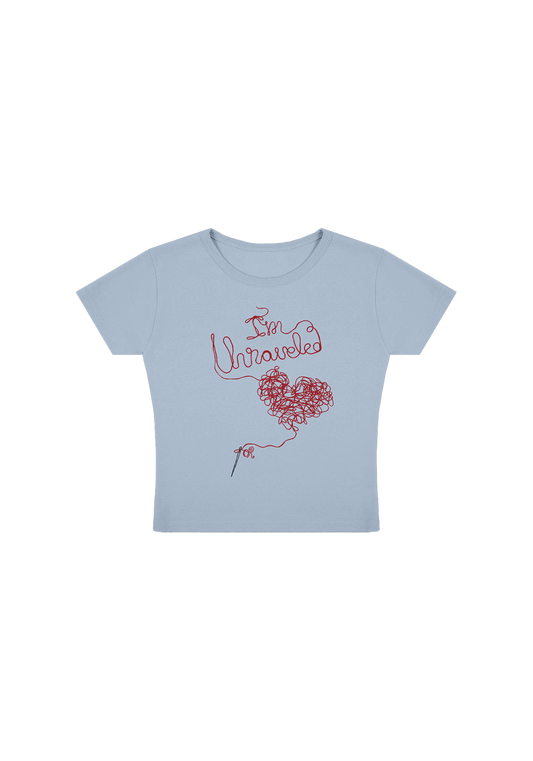baby tee i'm unraveled