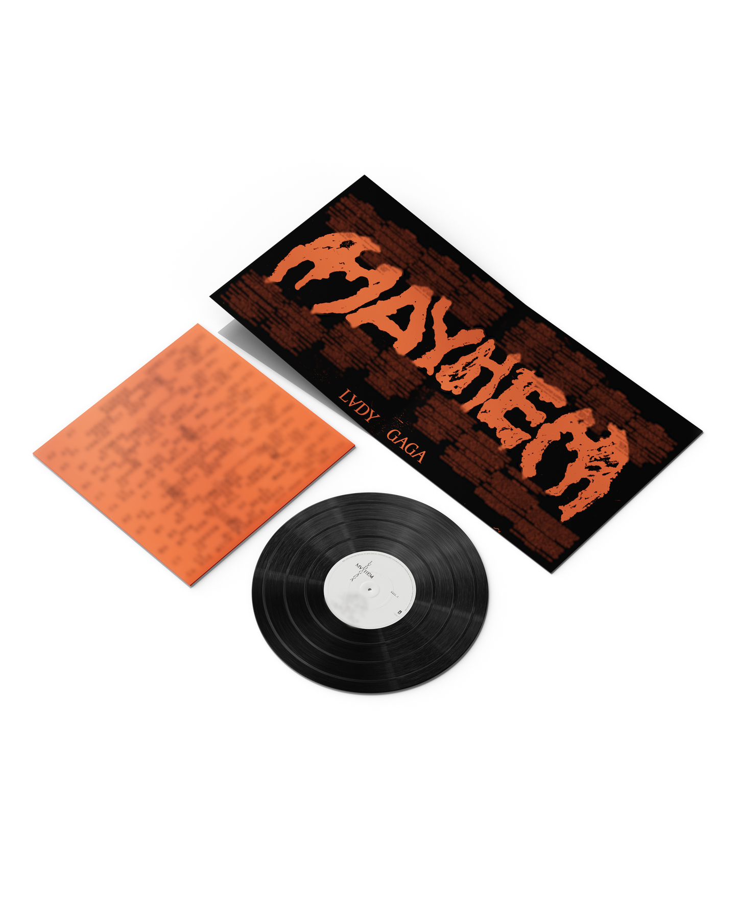 MAYHEM Vinilo Estándar + Tarjeta Firmada