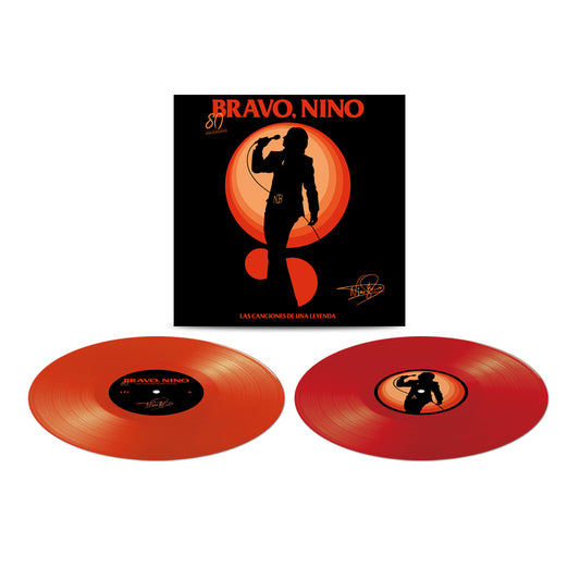 Bravo, Nino. Las Canciones de Una Leyenda. 80 Aniversario - Vinilo (Color Naranja y Rojo Transparente 2LP)