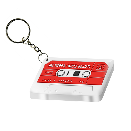 Llavero Cassette "Mi Tierra"