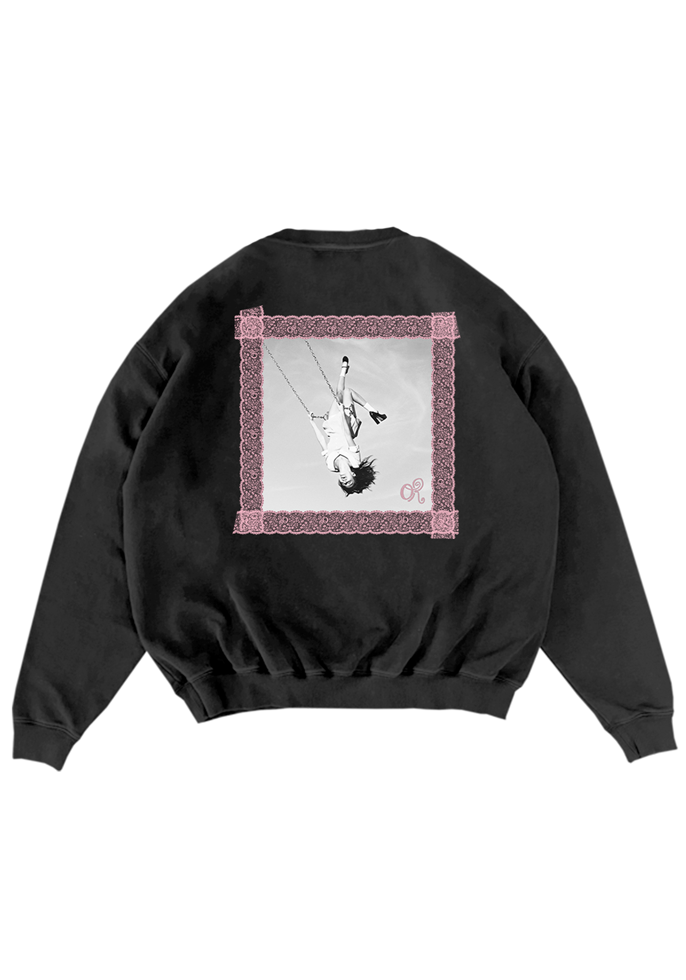 Sudadera bordada lace album cover