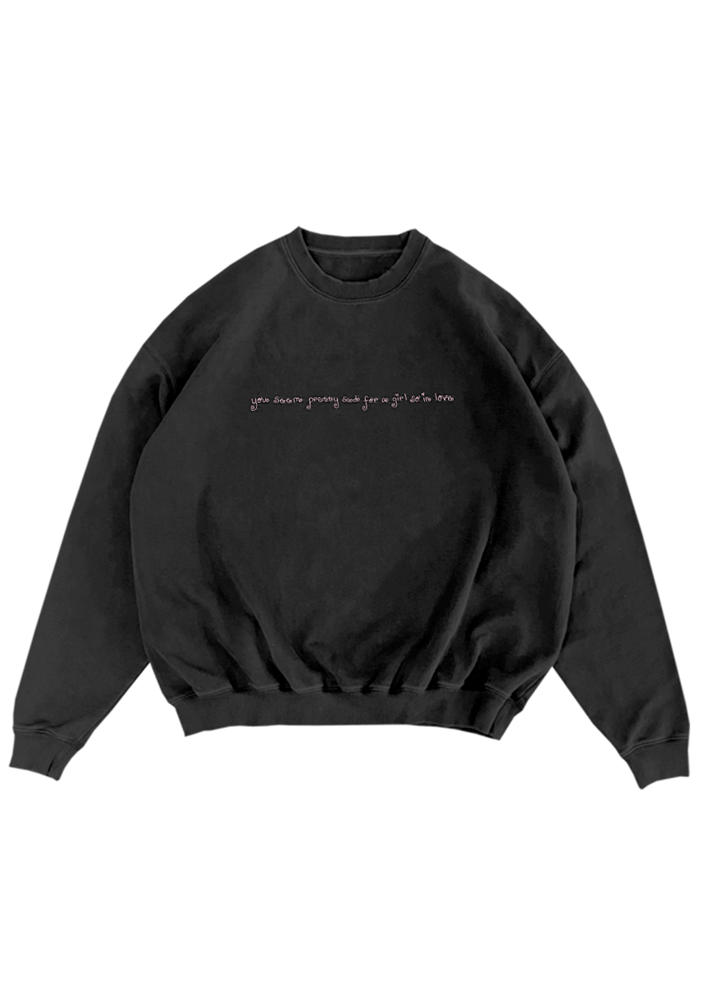 Sudadera bordada lace album cover