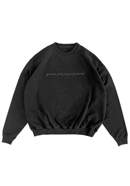 Sudadera bordada lace album cover