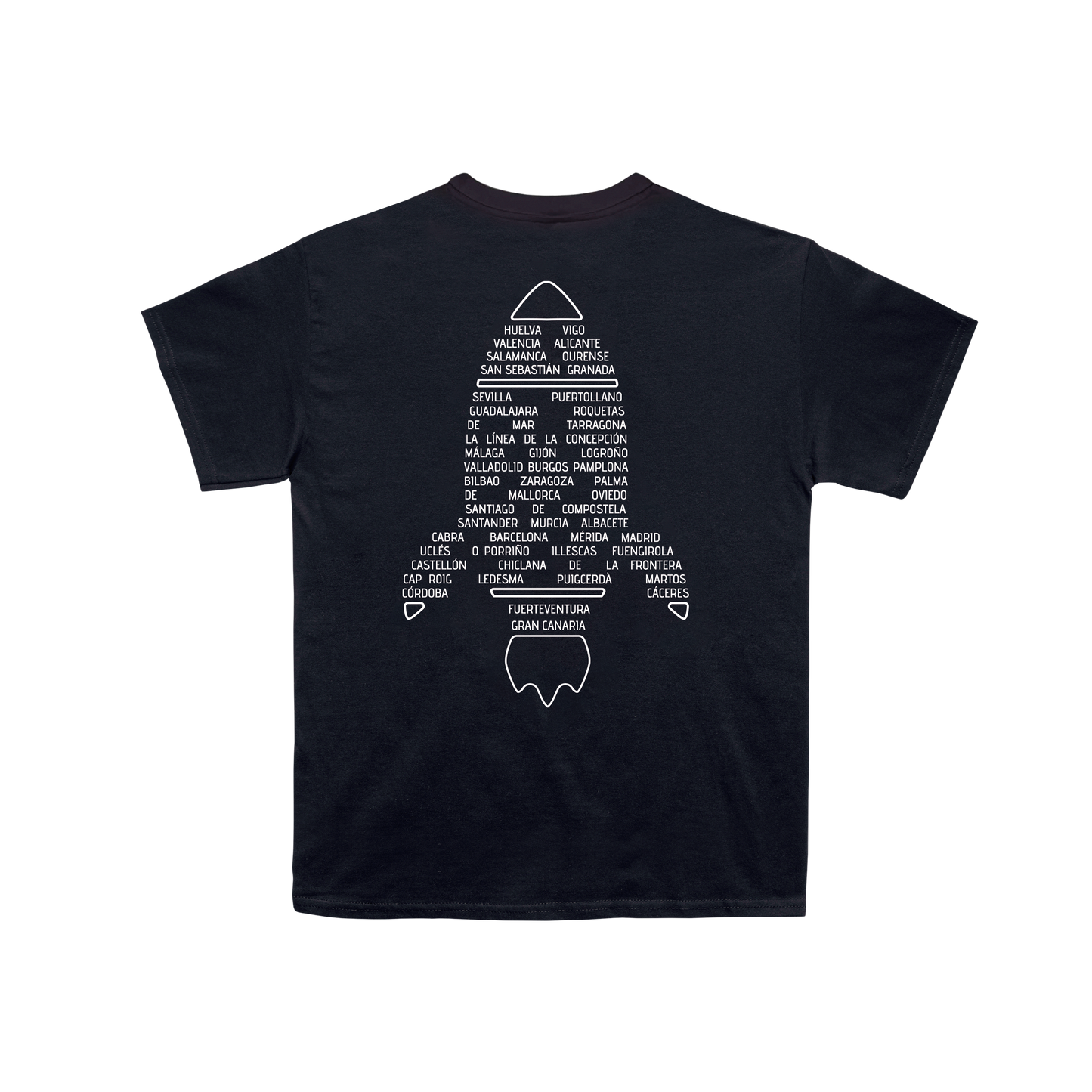 Camiseta Cohete "El Niño del Espacio En Concierto"