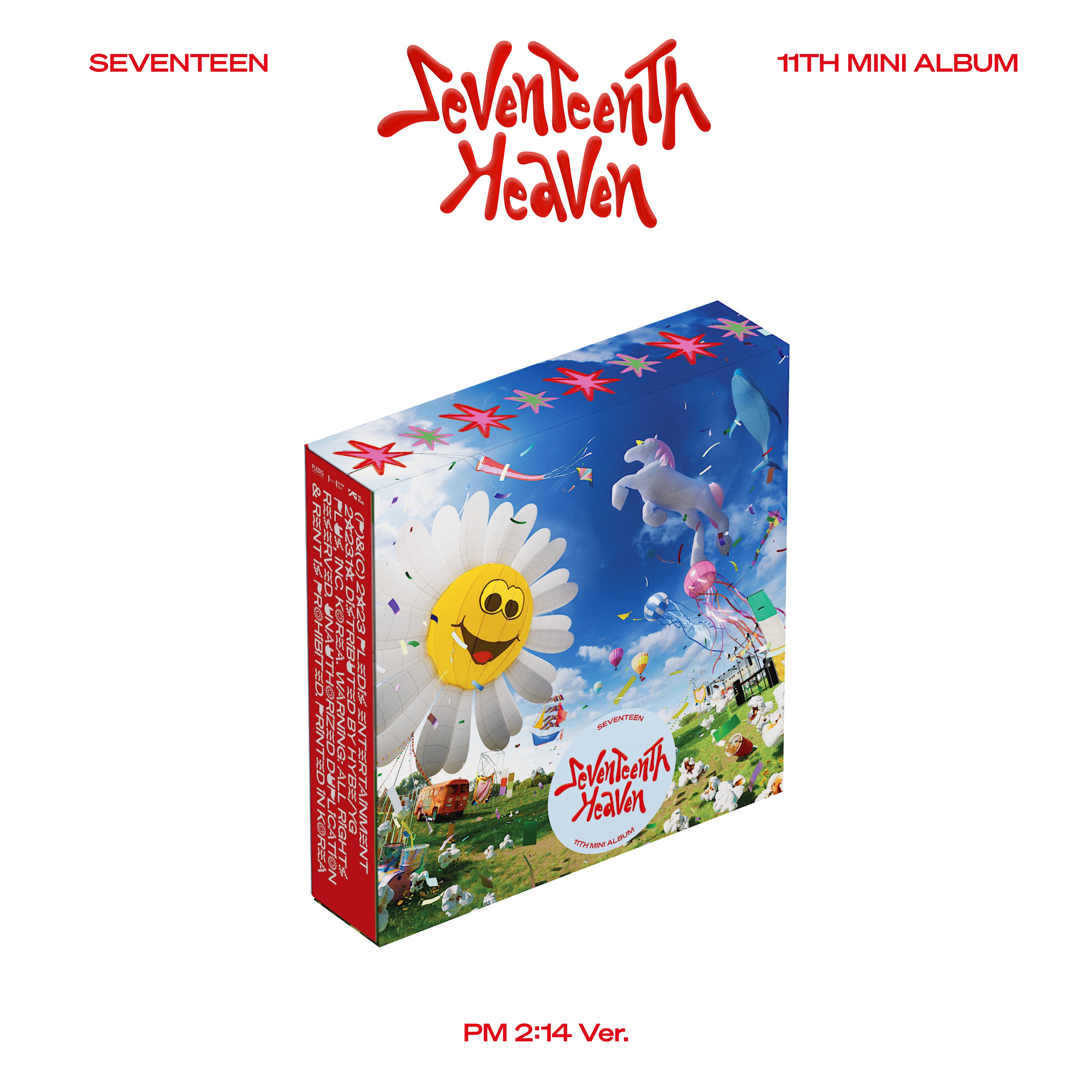 SEVENTEEN - SEVENTEEN 11th Mini Album 'SEVENTEENTH HEAVEN' (PM 2:14 Ver.) -  CD –