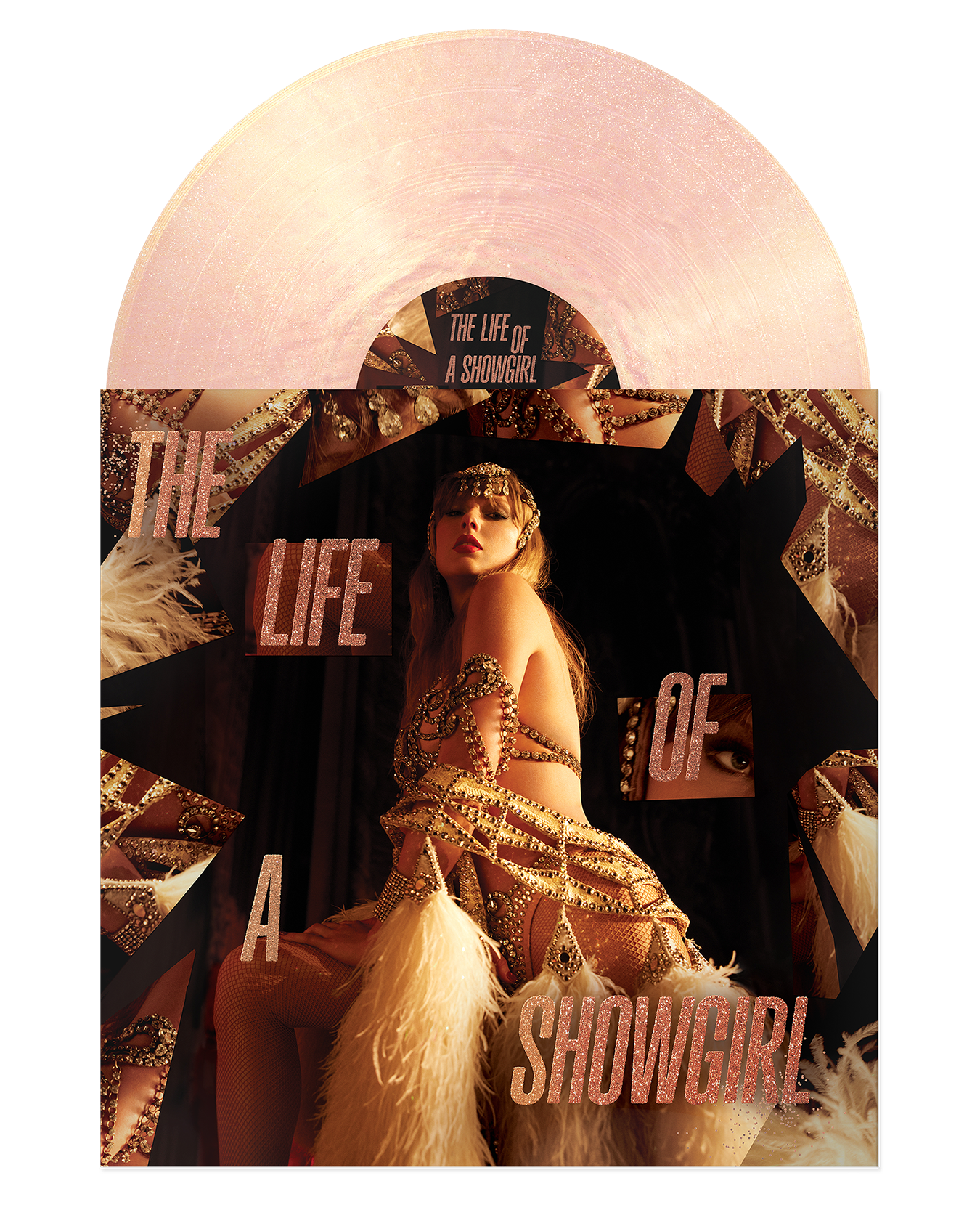 THE LIFE OF A SHOWGIRL: THE CROWD IS YOUR KING EDITION (SUMMERTIME SPRITZ PINK SHIMMER VINYL)