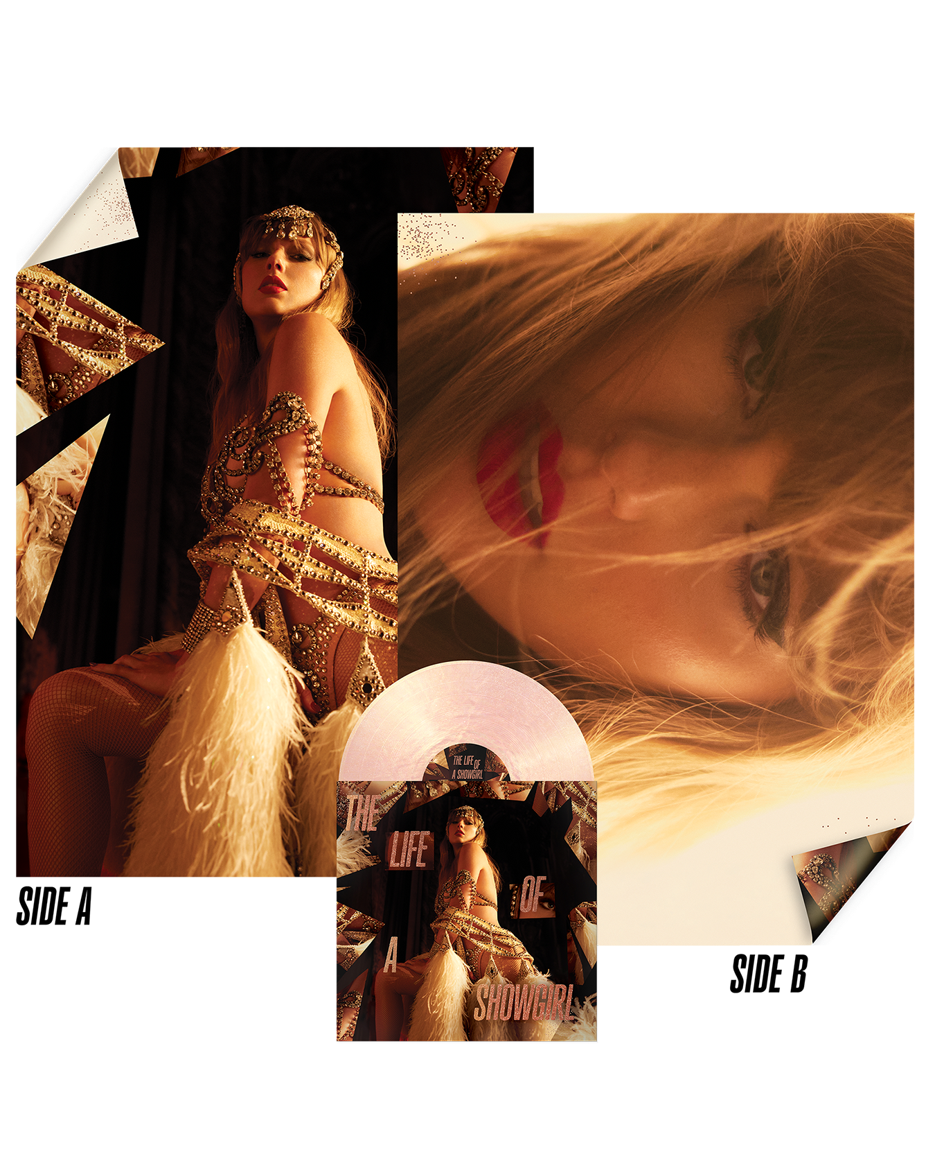 THE LIFE OF A SHOWGIRL: THE CROWD IS YOUR KING EDITION (SUMMERTIME SPRITZ PINK SHIMMER VINYL)