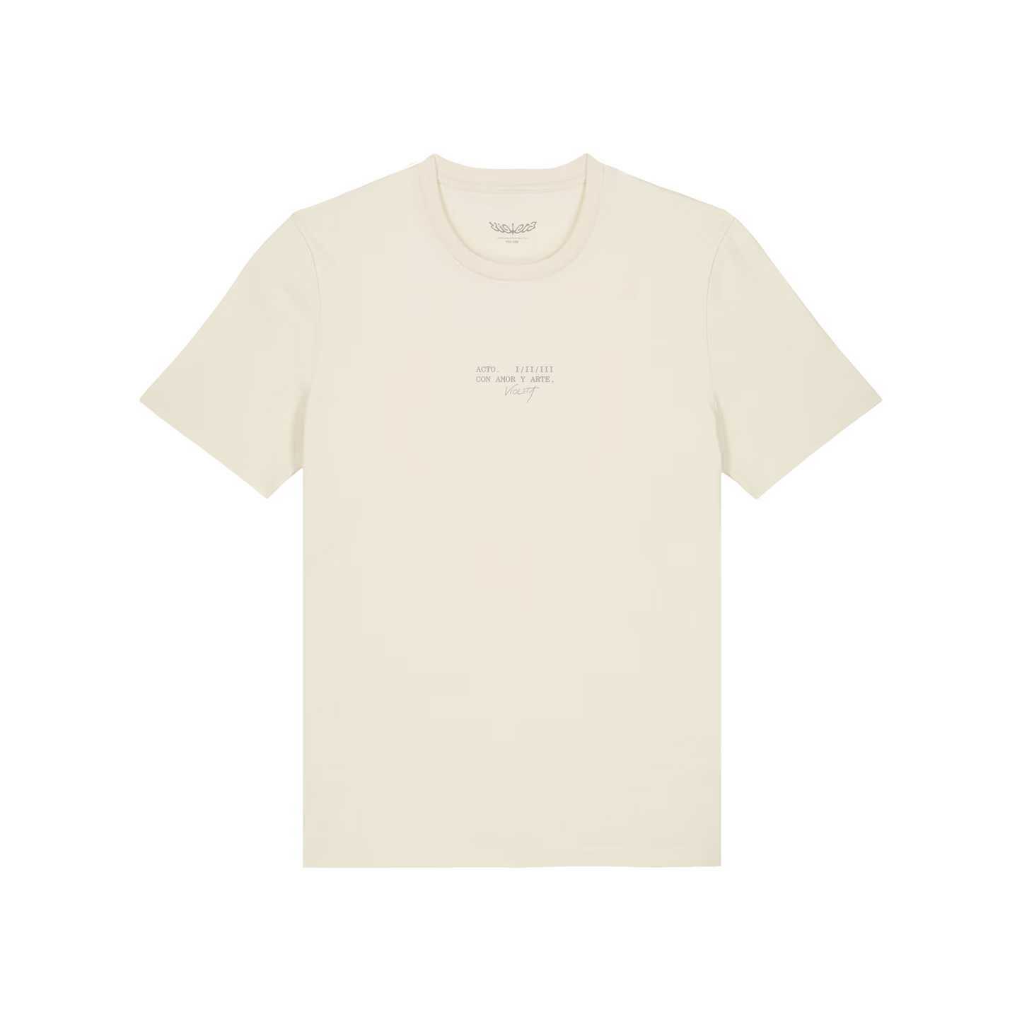 Camiseta "Actos I/II/III" VIOLETA